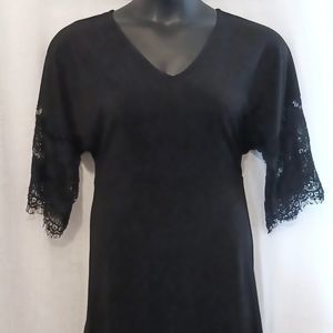 NY Collection Women Black Dress Size Small